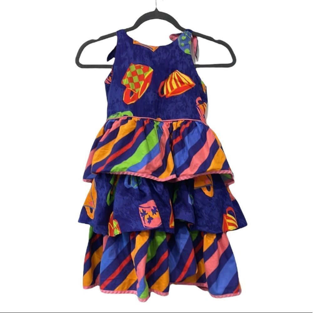 **Host‎ Pick** Rococo Girls Sun Dress Tiered Colorful Sz 6